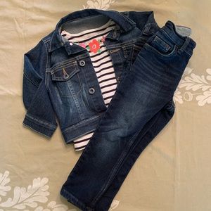 3T Bundle - Jean Jacket, Jeans and Shirt